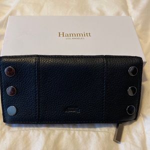 Hammitt black leather wallet